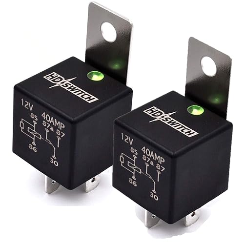 HD Switch (2PK Relé mejorado para cortacéspedes Hustler 601053, 026237 se adapta a Super Z, Super Mini Z, ZR7, X-One, Z4, Sport, Super Fastrak,