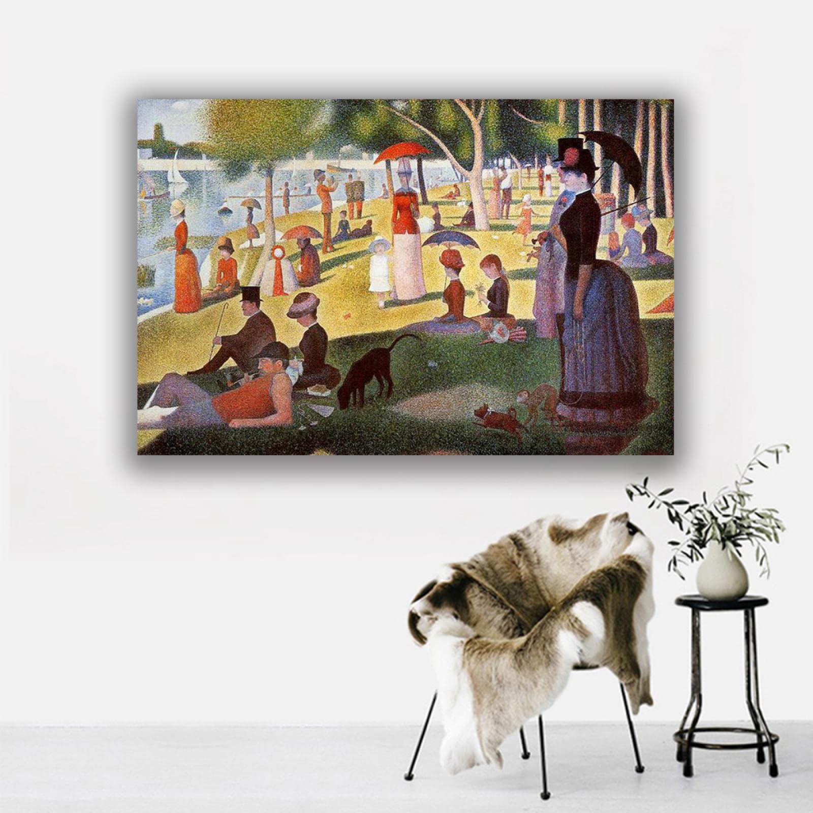 Amazon｜ジョルジュスーラ-有名な絵画の版画-ラグランデジャット