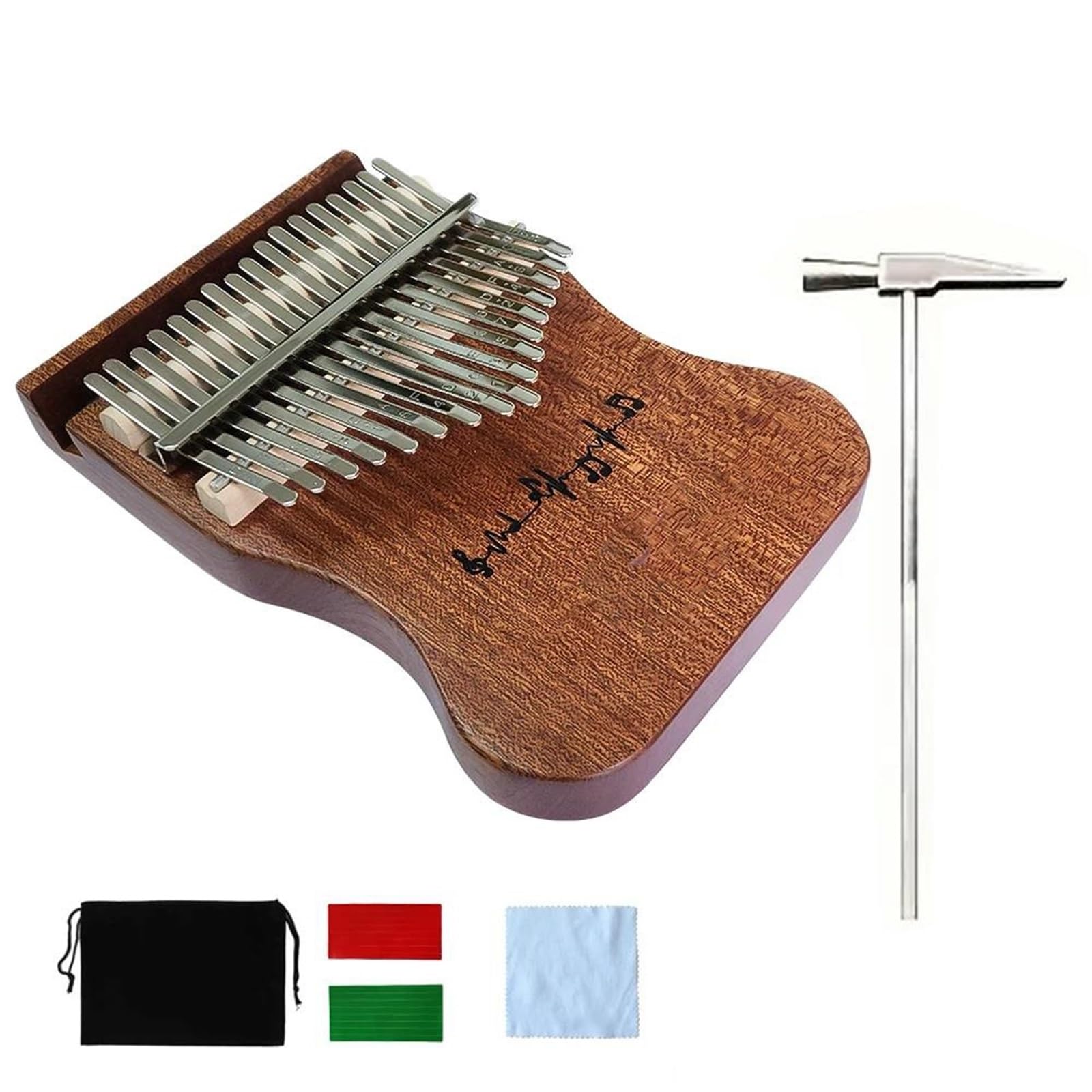 Principiantes Kalimba Piano De Pulgar Kalimba Profesional 17 Teclas Adecuado Para Principiantes Adultos