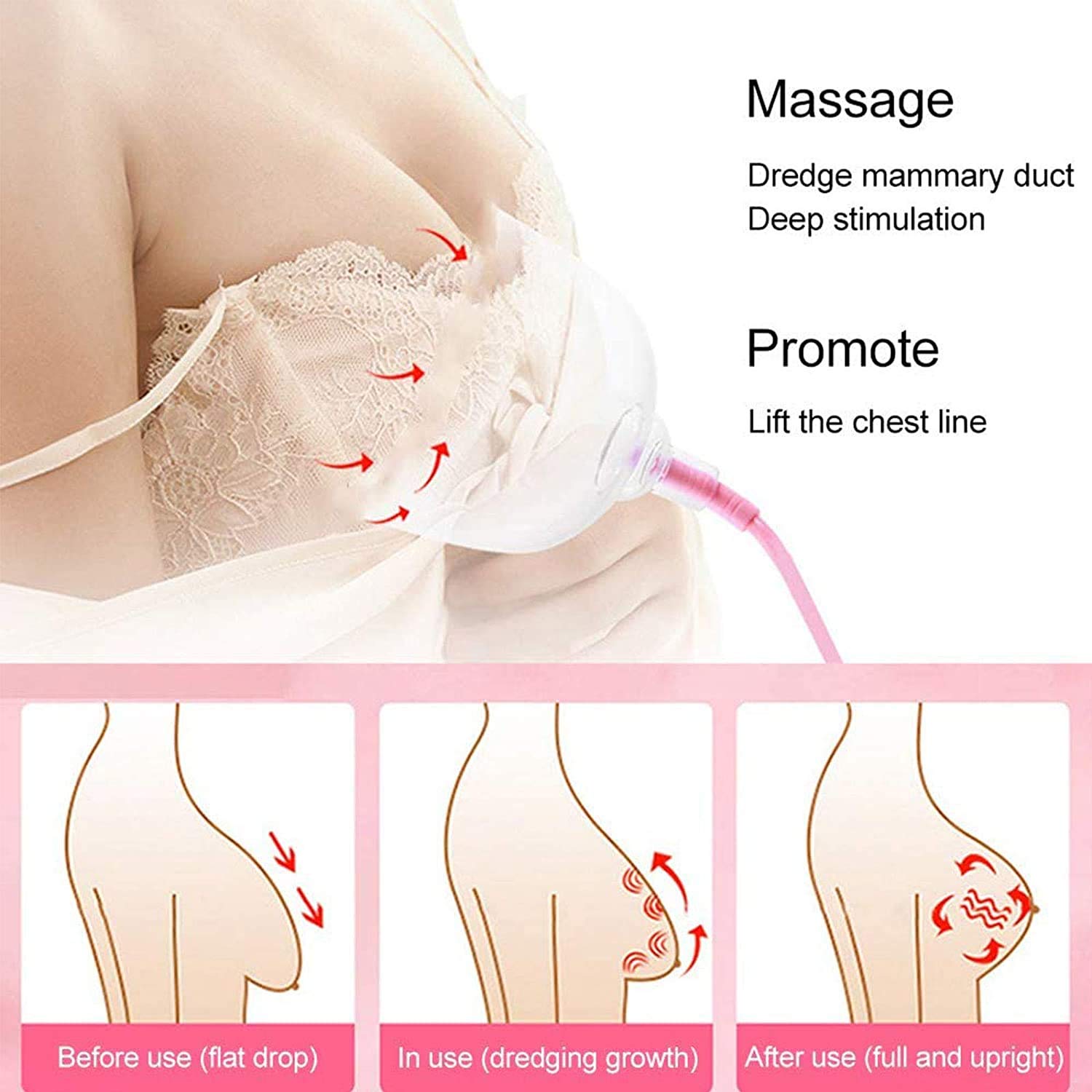 乳房マッサージャー電気、多機能ポータブル胸部マッサージャー脂肪吸引 Amazon.co.jp : 乳房マッサージャー電気、多機能ポータブル胸部