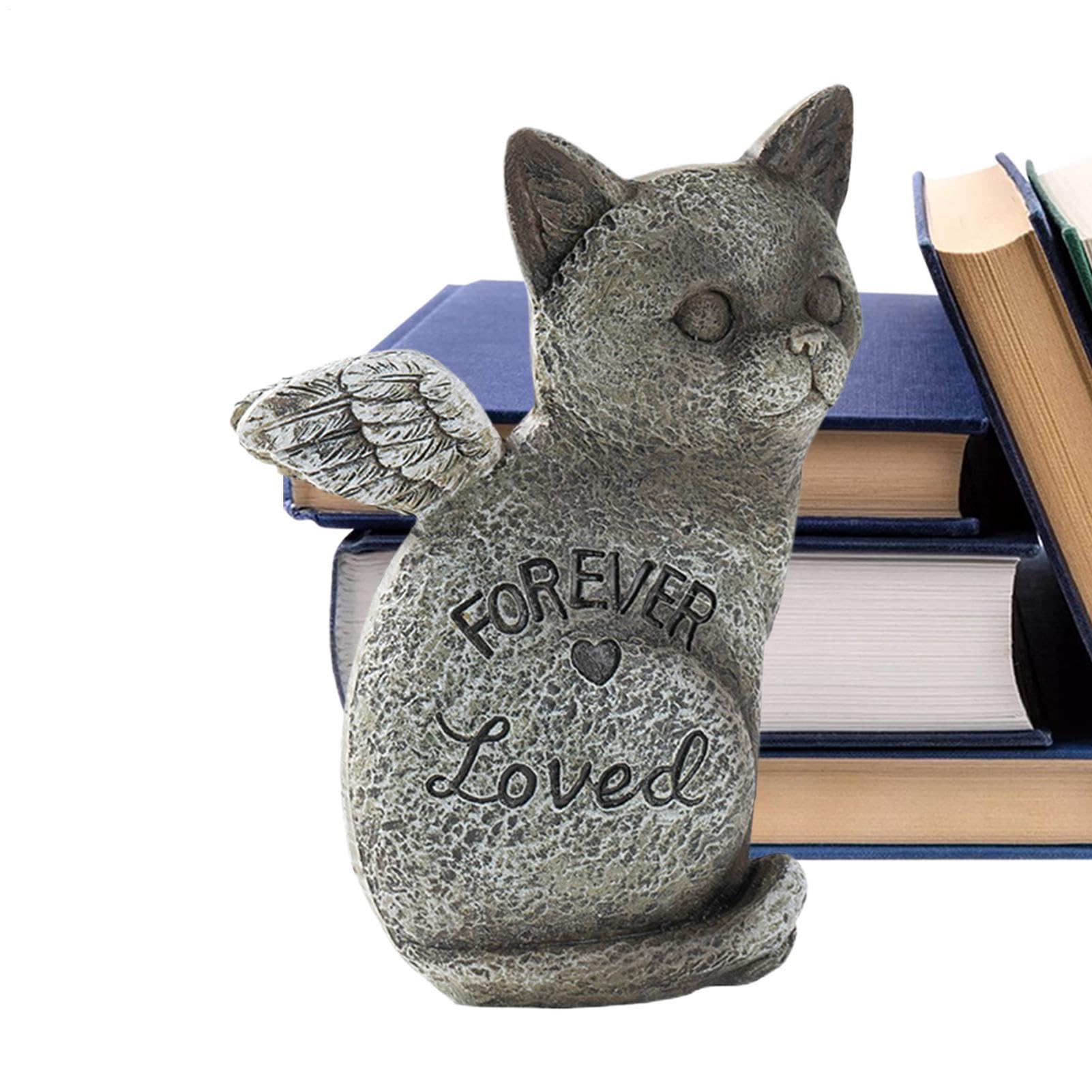 Piedra conmemorativa de perro para recordar a tu mascota con una escultura de resina