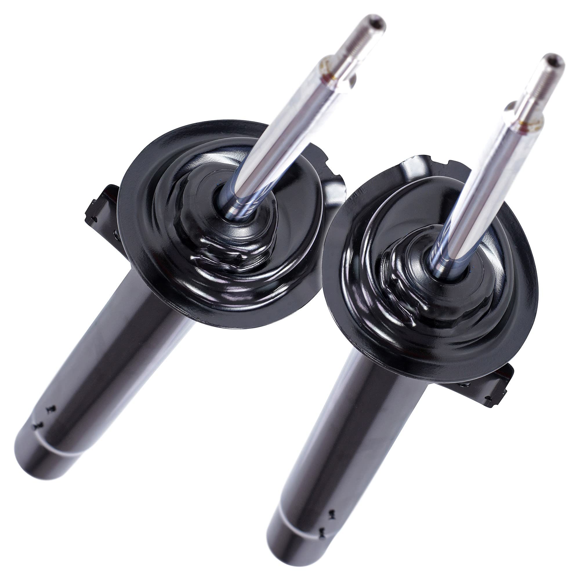 ATEC GERMANY 2x Amortiguador de gas a presión puntal delantero bitubo, compatible con BMW Serie 3 (E46), 3 Convertible (E46), 3 Compact (E46), 3 Coupé (E46), 3 Touring (E46)