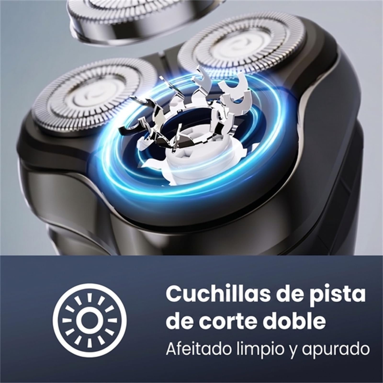 Kerasens Afeitadora Eléctrica, Afeitadora Portátil e Inalámbrica para Hombres, Diseño Impermeable Recargable para Viajes