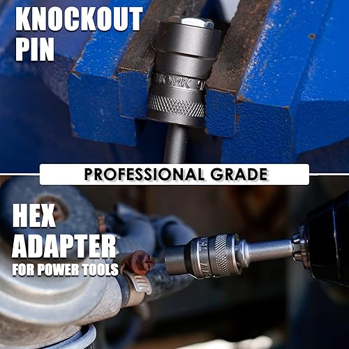 Miniatura 5 de THINKWORK Kit extractor de pernos, juego de 20 extractores de pernos, extractor de pernos pelados para quitar pernos, tuercas y tornillos dañados,