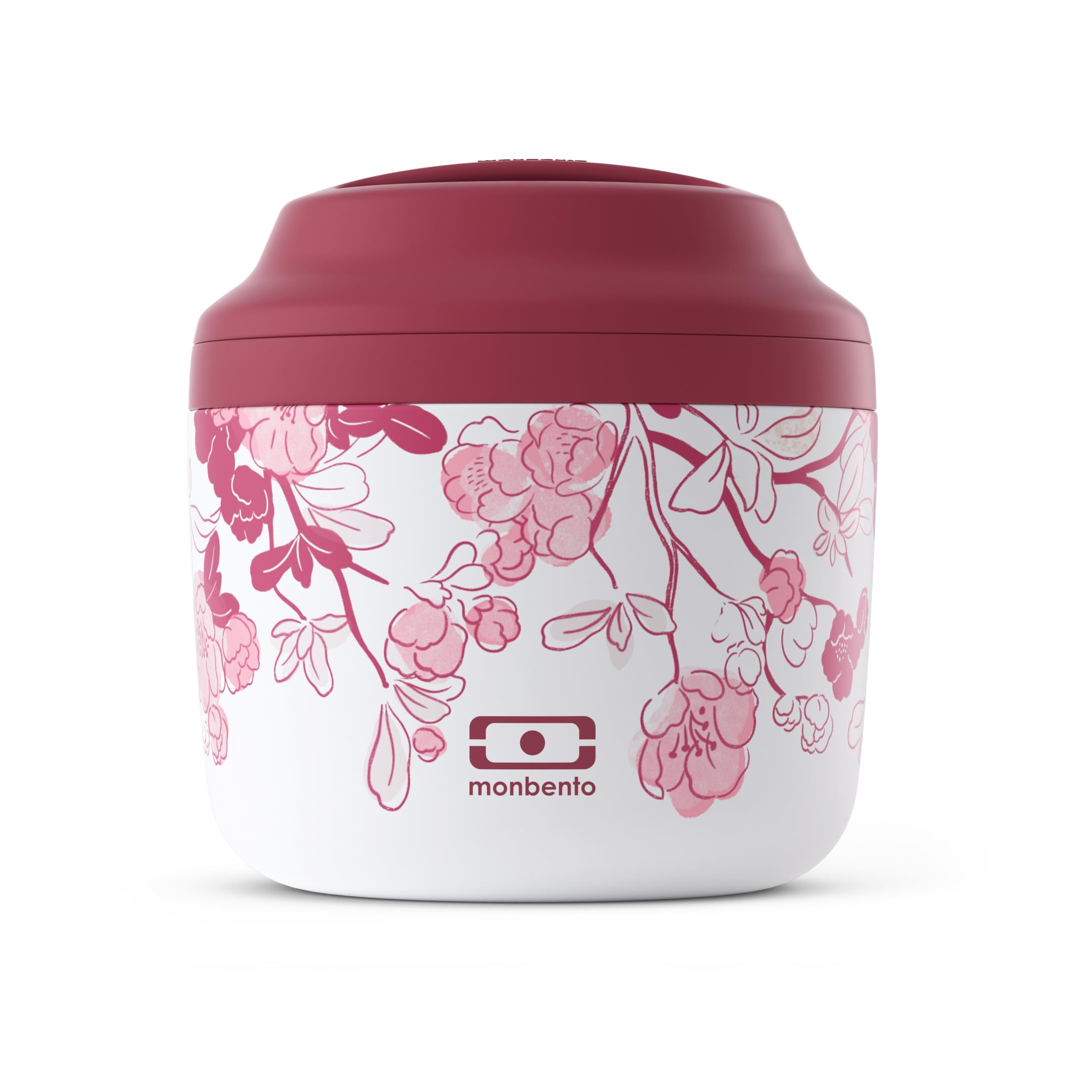 monbento - Izolowane pudełko na lunch Bento MB Element Magnolia - Izolowane pudełko na lunch utrzymujące ciepłe/zimne posiłki - idealne pudełko na posiłki do pracy/na zewnątrz - wolne od BPA i trwałe