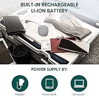 Vista 83 de Babelio Máquina de sonido de ruido blanco para adultos, niños y bebés, mini, 15 sonidos sin bucle, temporizador, función de memoria, fácil