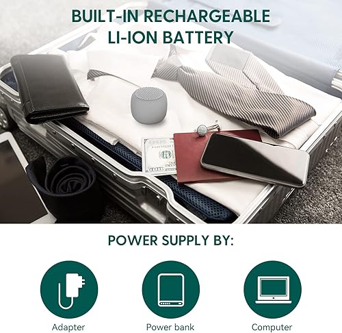 Miniatura 84 de Máquina de Sonido de Ruido Blanco Babelio, Luz Nocturna, Mini y Portátil, 15 Sonidos Sin Bucle, Temporizador, Función de Memoria, para Adultos y 1 -