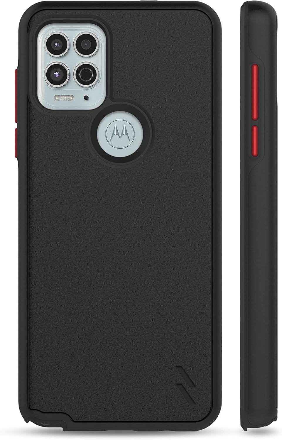 Zizo Realm Series for Moto G Stylus 5G (2021) Case - Sleek Modern Protection - Black
