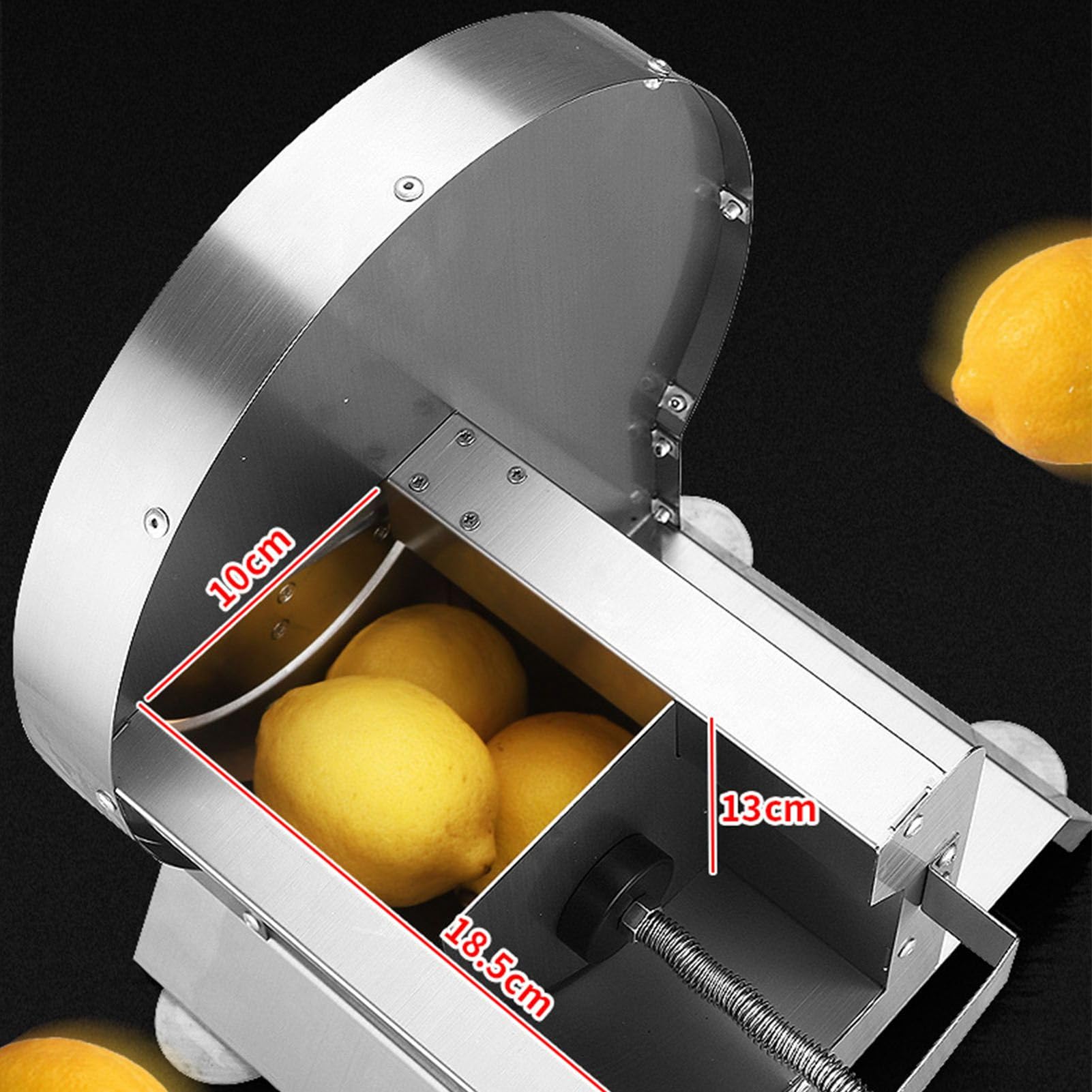 Kommerzielle Einstellbare Manuelle Schneidemaschine mit Sicherem Aluminiumlegierungsmaterial für Küchenrestaurants, 0,2–12 Mm Scheibendicke, für den Haushalt