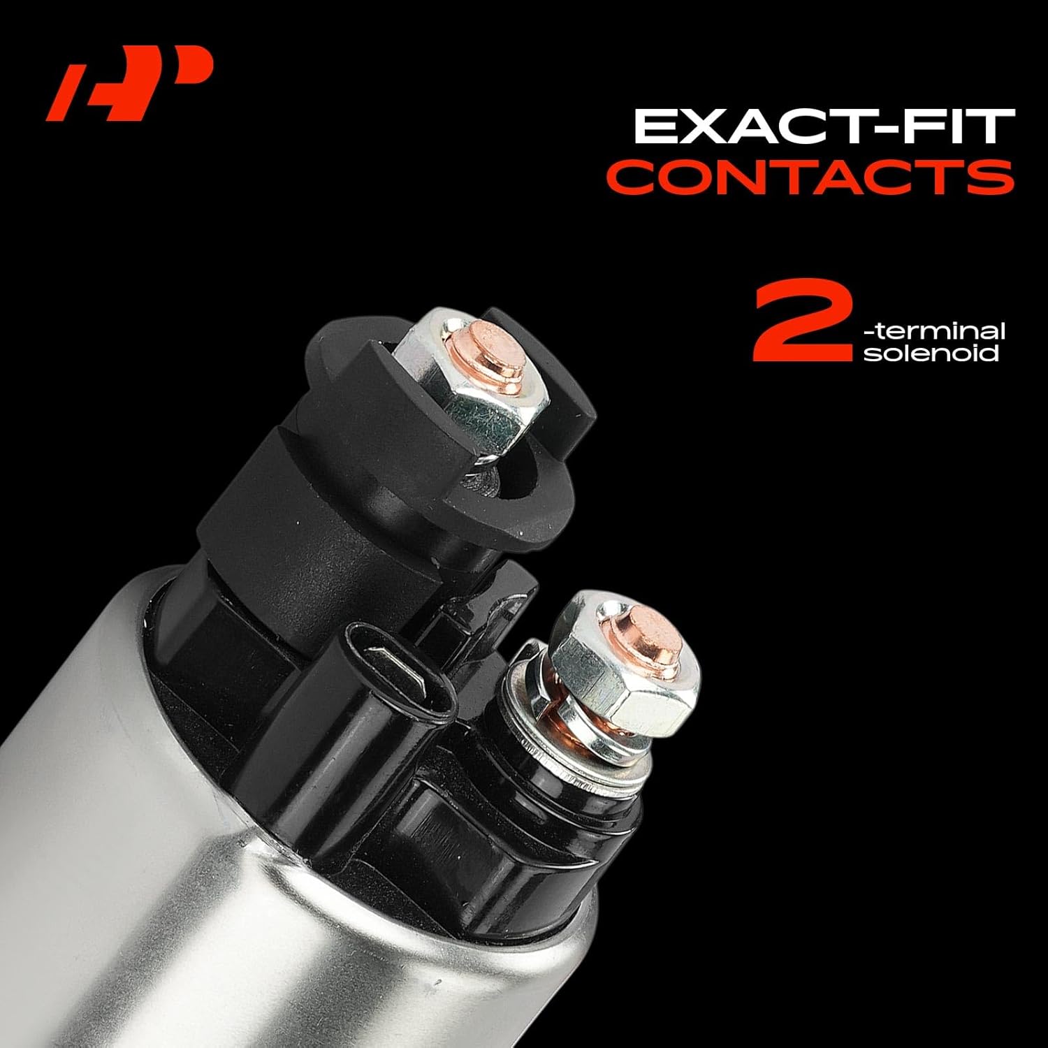 A-Premium Starter Solenoid Compatible with Honda, Acura, Isuzu Models - Accord 1996-2002, Odyssey 1996-1998, Oasis 1996-1999, CL 1997-1999 - 12V