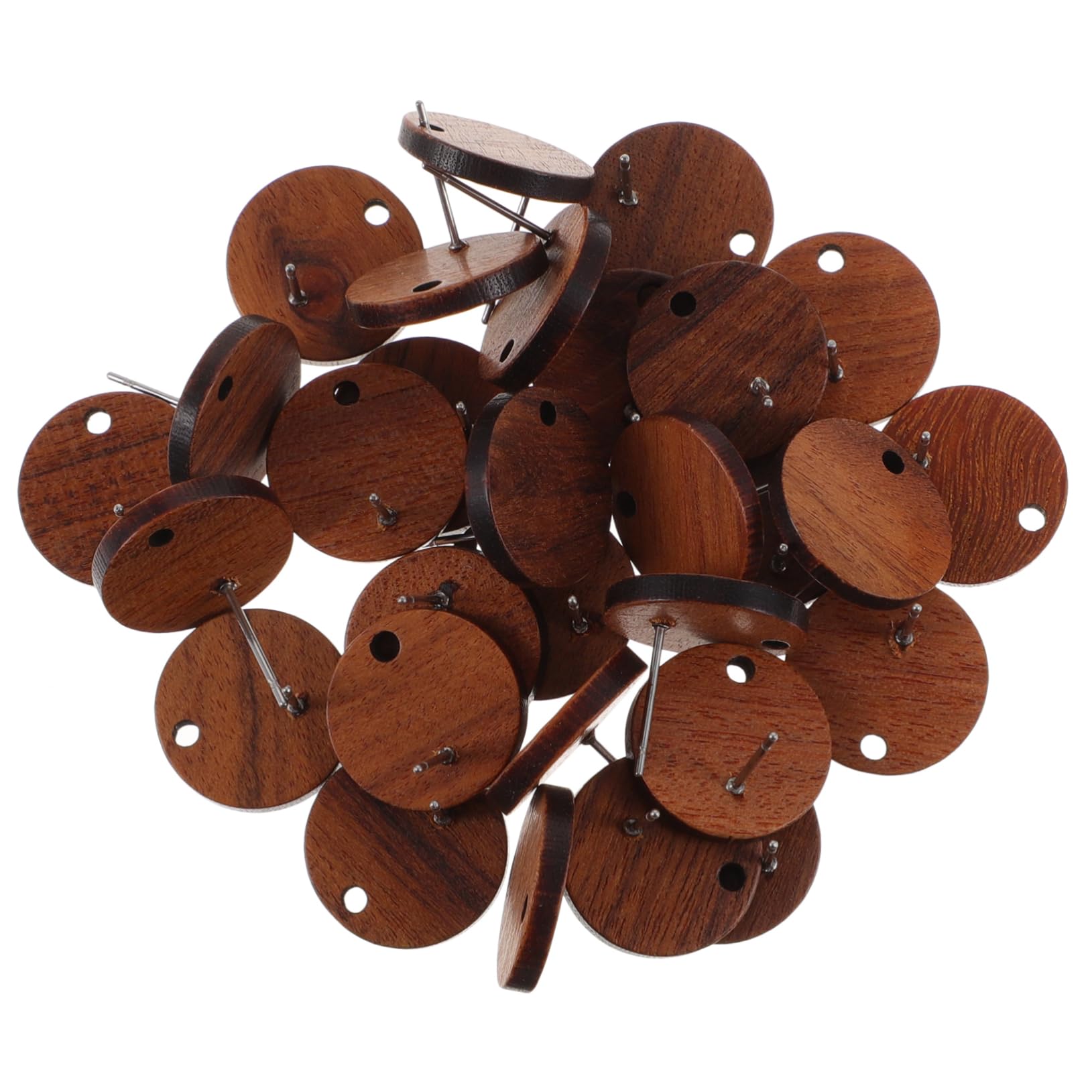 Lot De 30 Clous D'oreilles Hypoallergéniques En Laiton Plaqué