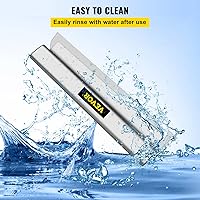 Vista 6 de VEVOR Hoja de alisado, cuchillo de alisado de 24 pulgadas, cuchillo de construcción de acero inoxidable europeo, espátula de perfil de aluminio