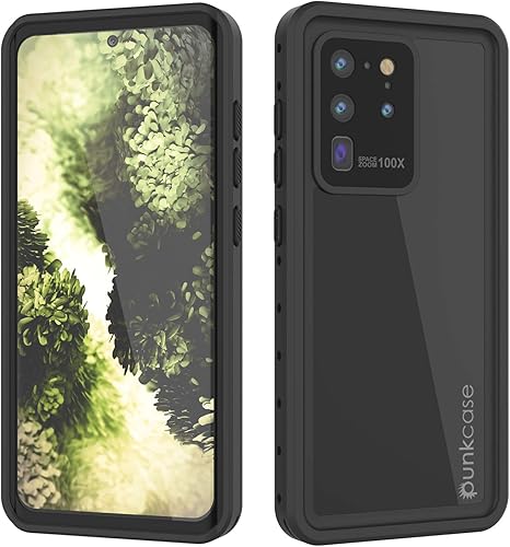 PunkCase S20 Ultra - Funda impermeable serie StudStar ajuste delgado certificado IP68 a prueba de golpes a prueba de suciedad a prueba de nieve