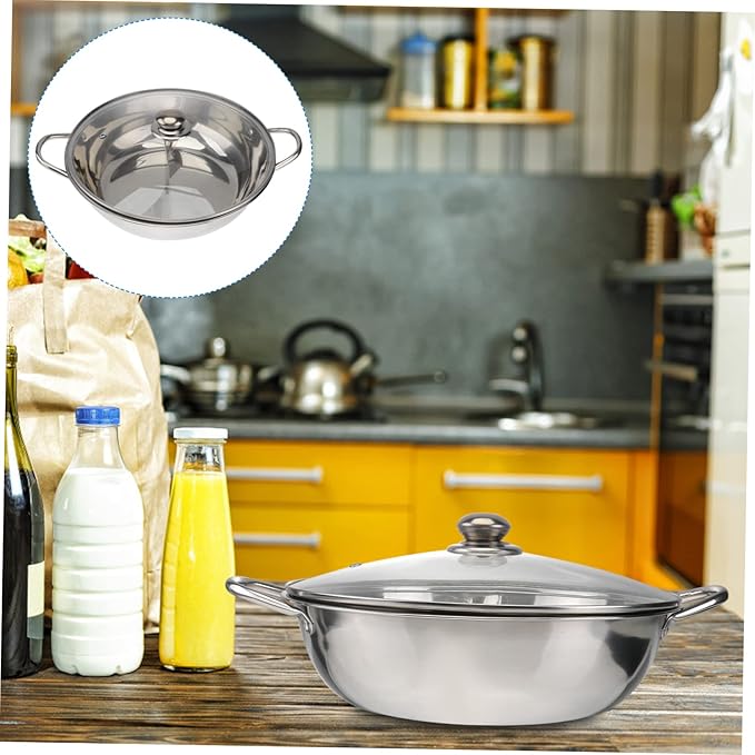 Olla eléctrica Gatuida para cocina de inducción, acero inoxidable miniatura 9