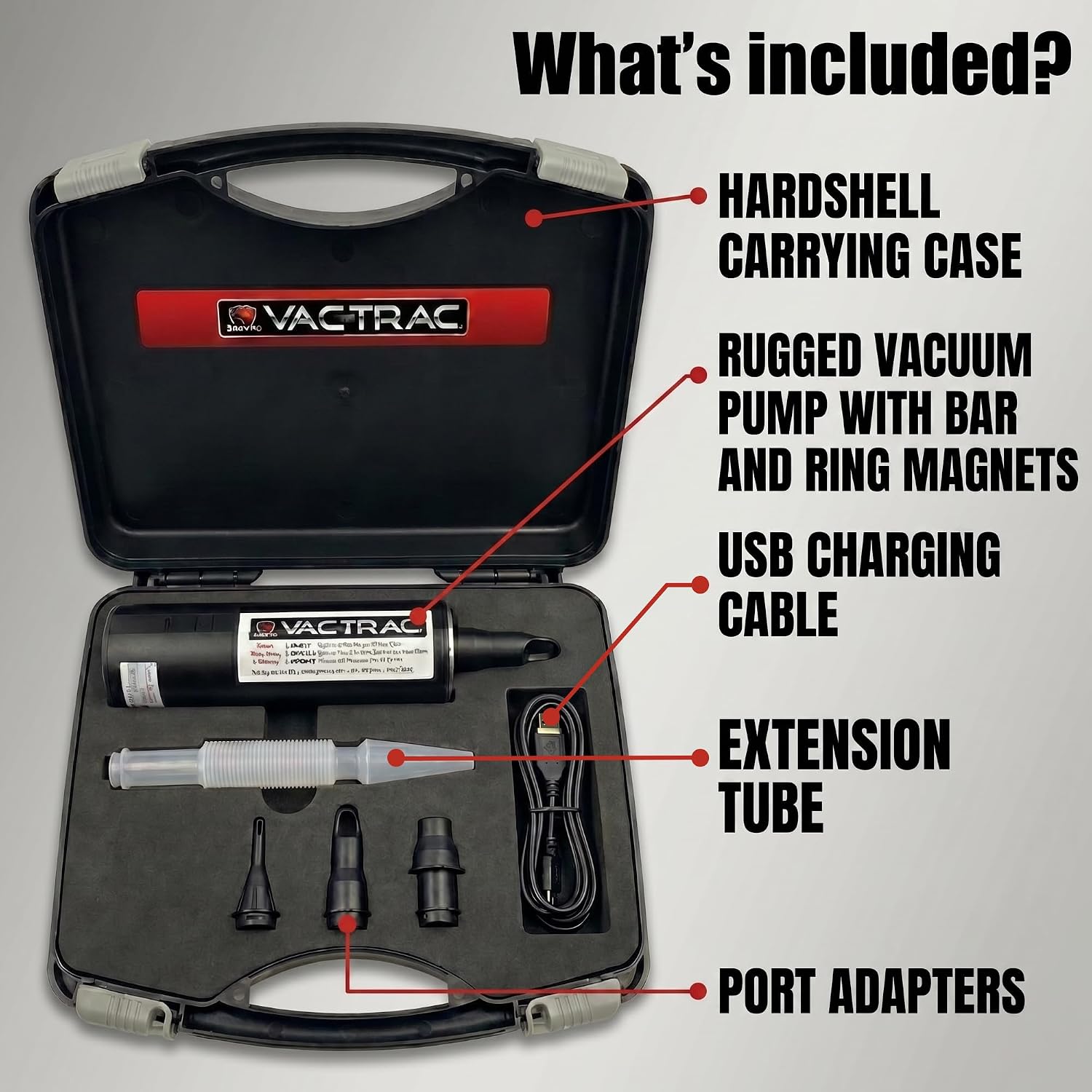 Hydraulic Vacuum Tool - Vac Trac Oil Suction Tool Kit for Filter photo 4