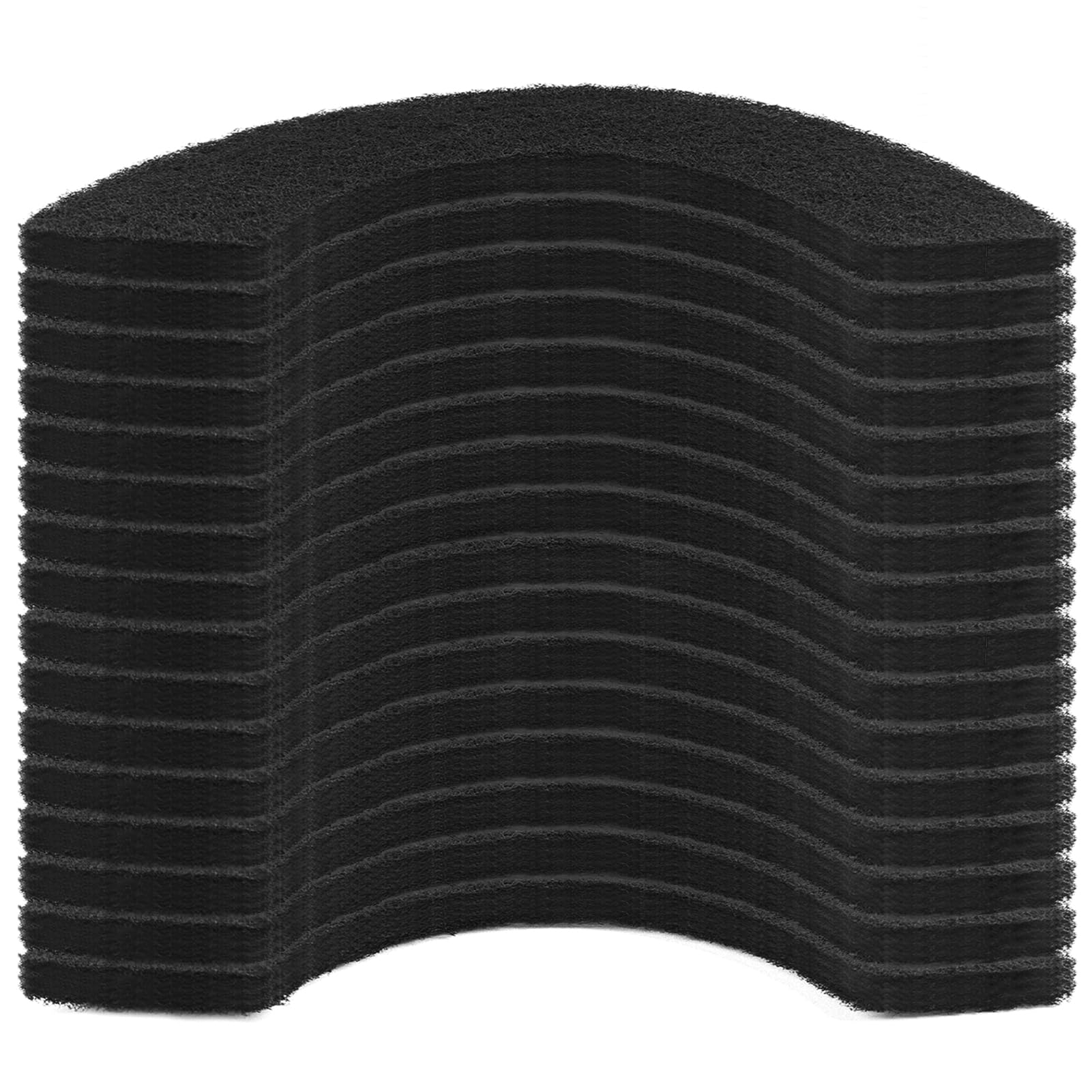Lubise 16Pcs Carbon Filters Compatible with LR 4,Replacement Activated Charcoal Filters for Litter Box Carbon Premium Filter,Thickened and Durable,Eliminate Odor and Controls Moisture on Pet's Body — image 1