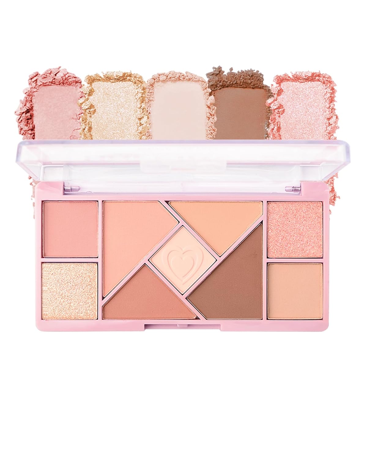 Nude 9 Colours Matte Glitter Eyeshadow Palette Long Lasting for Women