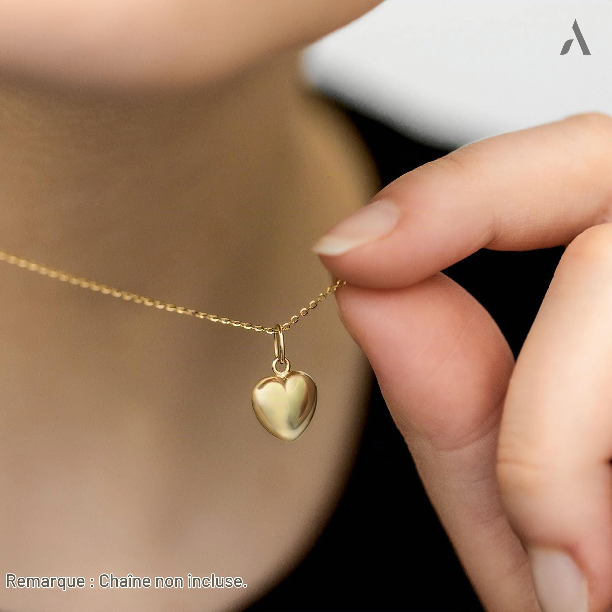 Amberta Allure Pendentif pour Femme en Or 9 Carats