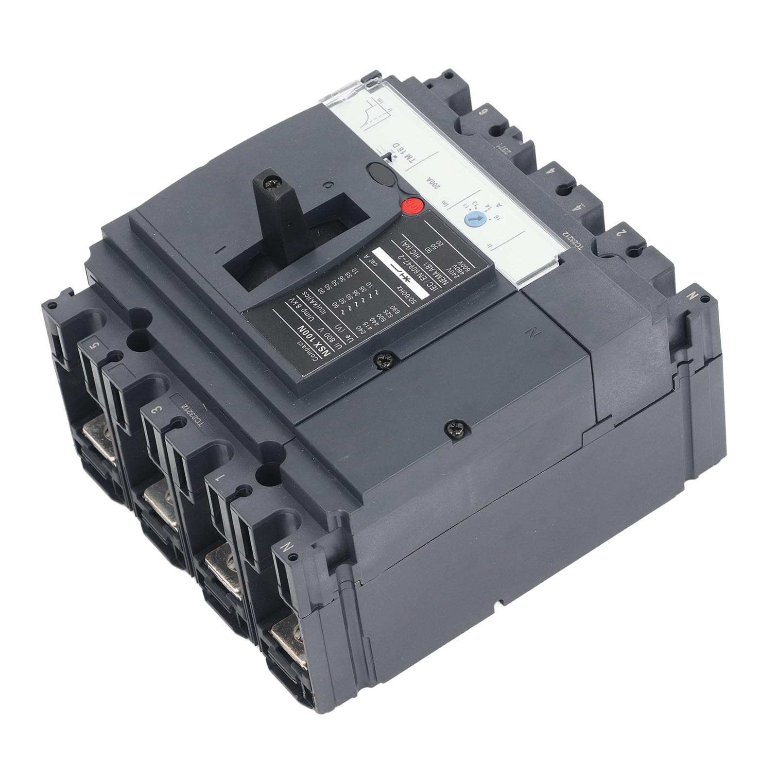 Kadimendium Wyłącznik Automatyczny 4P Kompaktowy i Wysokowydajny Wyłącznik Różnicowoprądowy 100 A do zastosowań Elektrycznych 220 V 380 V