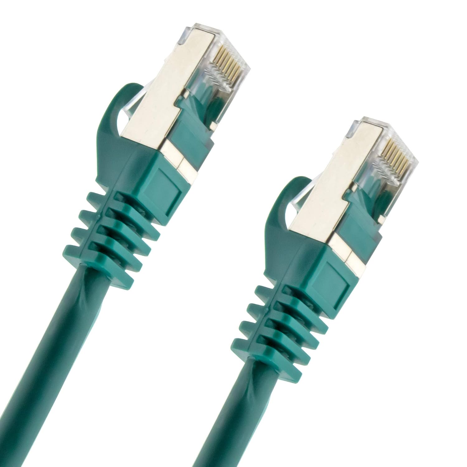 Network Cable S/FTP PIMF Cat. 7 1.50 m Green Patch Cable Gigabit Ethernet LAN DSL CAT7 Cable