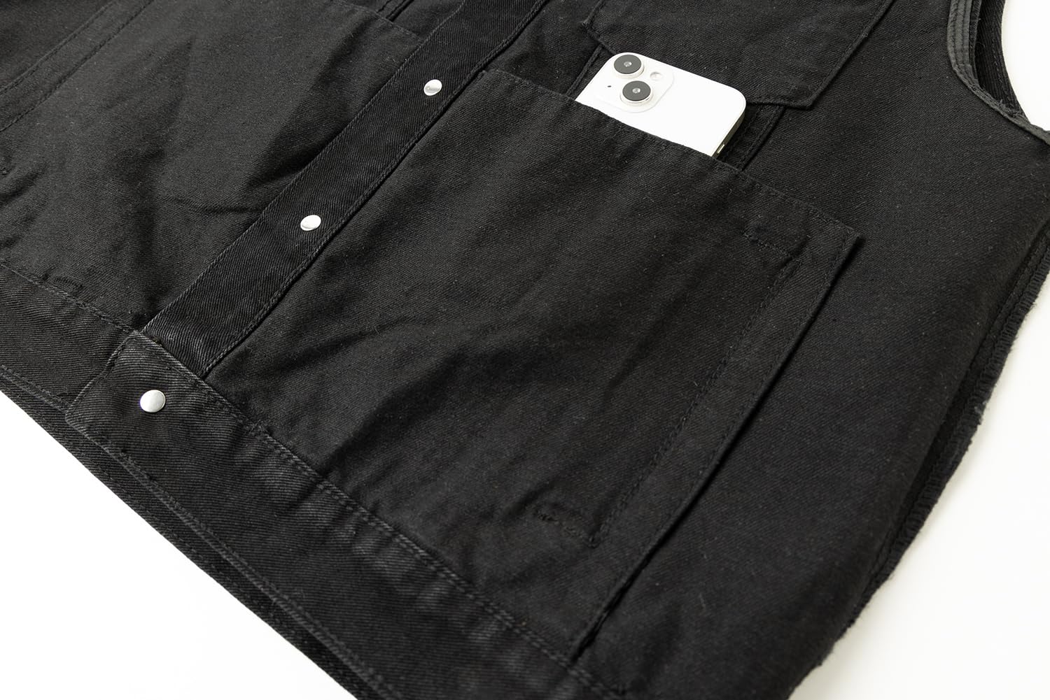 Chaleco Vaquero para Hombre Chaqueta Jeans sin Mangas Colete Motard Chaleco Tejano