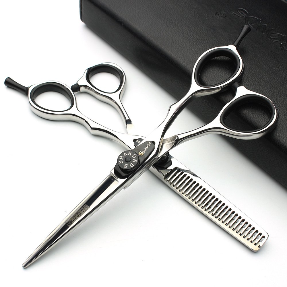 5.5 pulgadas Japón 440C tijeras de acero set salón estilista profesional de peluquería modelado de herramientas de peluquería