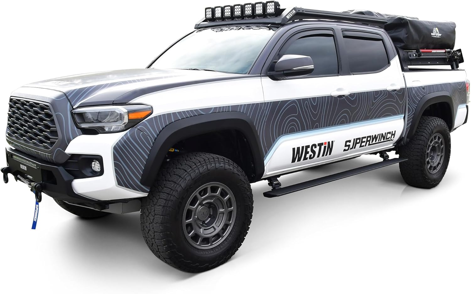 Westin 29-22775 Pro-e Electric Running Boards fits 2005-2023 Tacoma Double Cab Textured Black 1 Pair