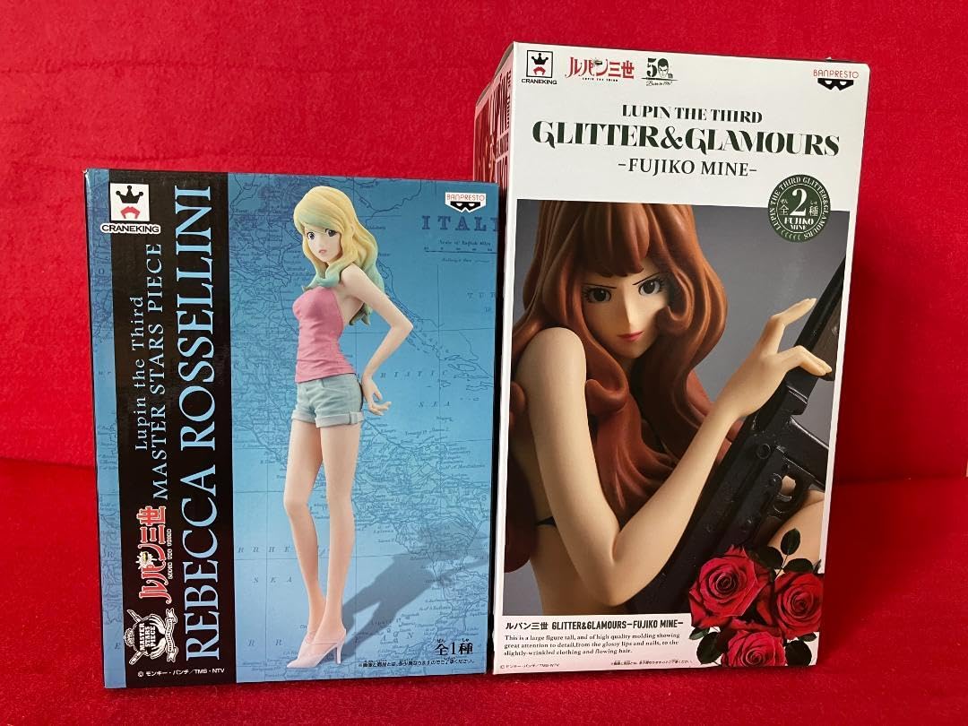 Amazon.co.jp: 【】ルパン三世 峰不二子＆レベッカ フィギュア 2点 