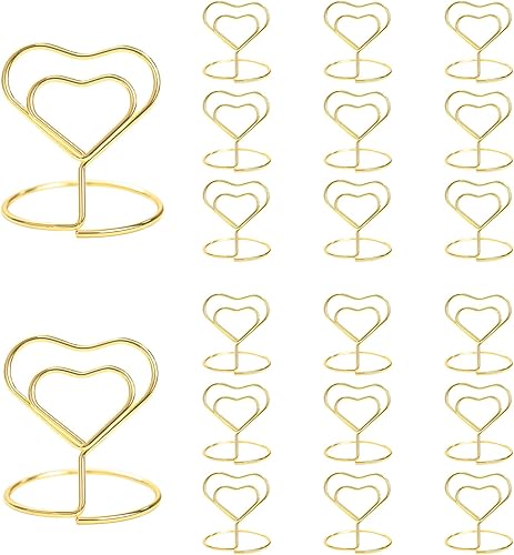 Miniatura 8 de ELANE 20 soportes para tarjetas de lugar para bodas, soportes para números de mesa de boda, tarjeteros para mesa, tarjeteros de mesa (diamantes)