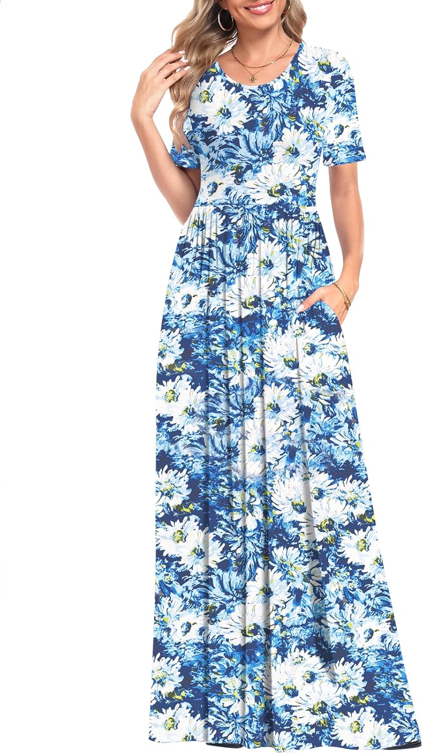 Maxi Dress Casual Long Dresses with Pockets S-2XL - Image 2