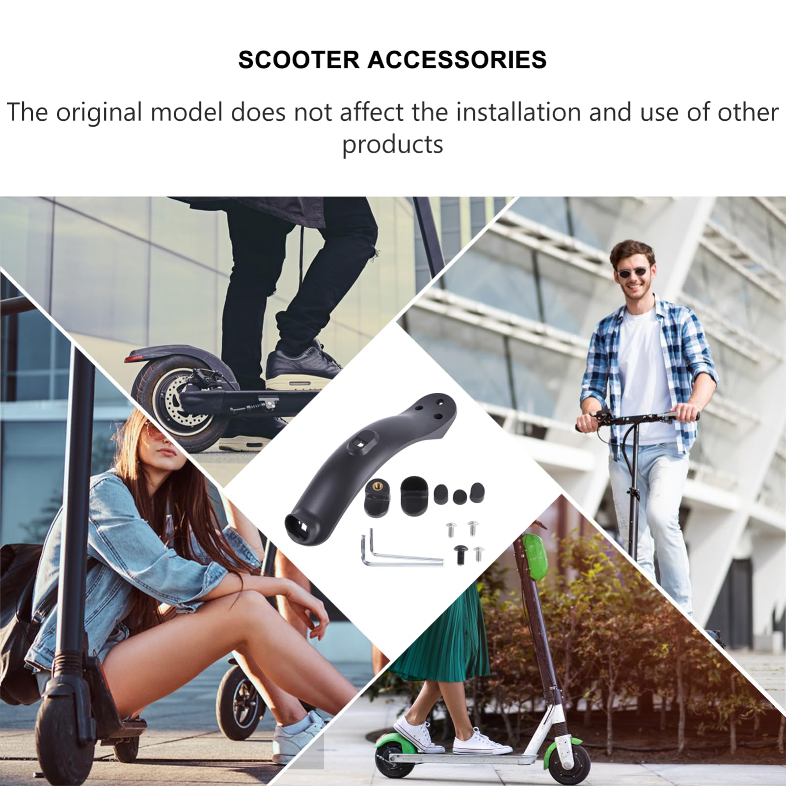 Toddmomy 2 Paraspruzzi Posteriore per Monopattino Elettrico con Gancio e Kit Sostituzione Accessori per Facile Installazione Unico e Antispruzzo