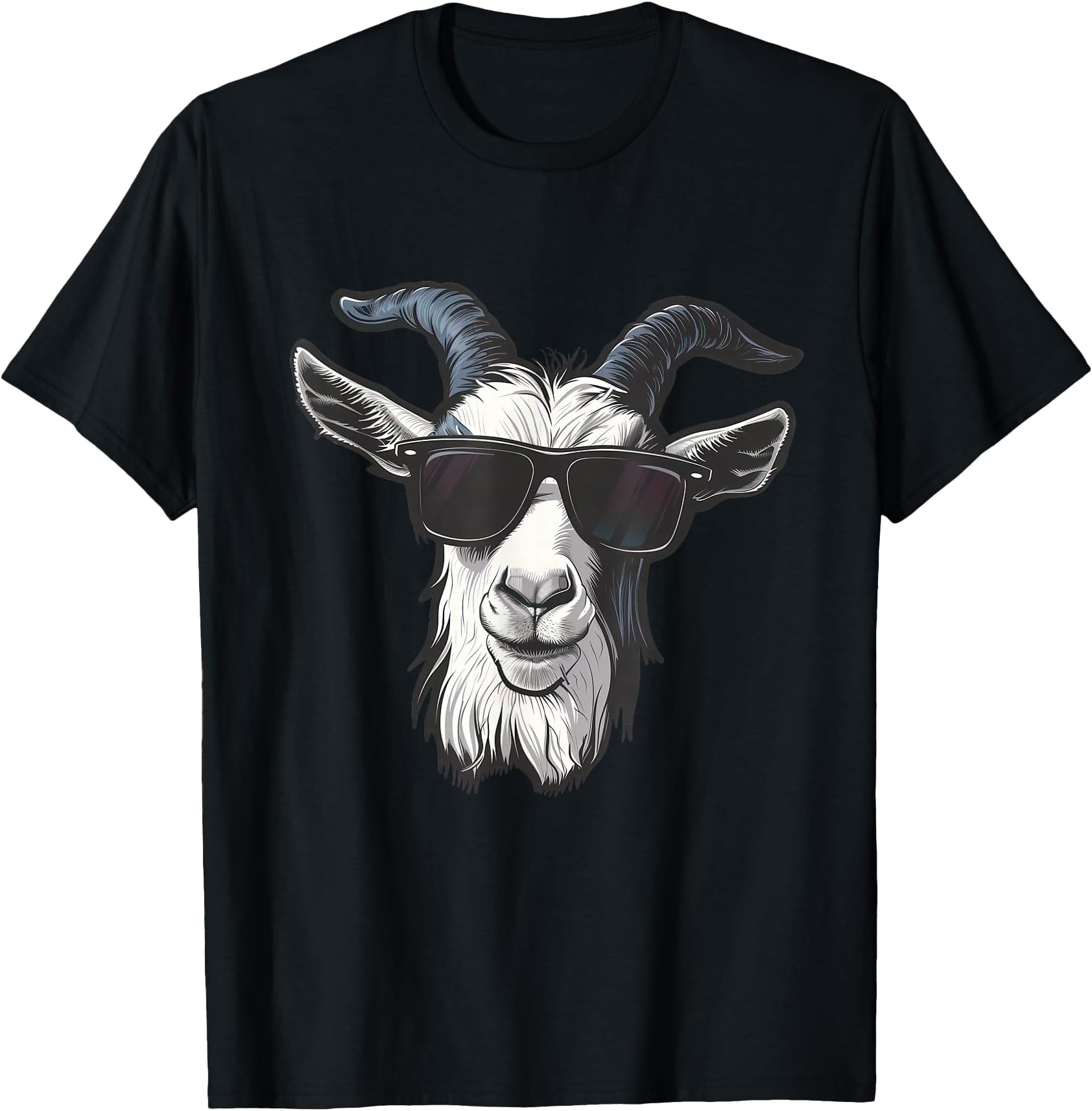 Goat Sunglasses Graphic T-Shirt
