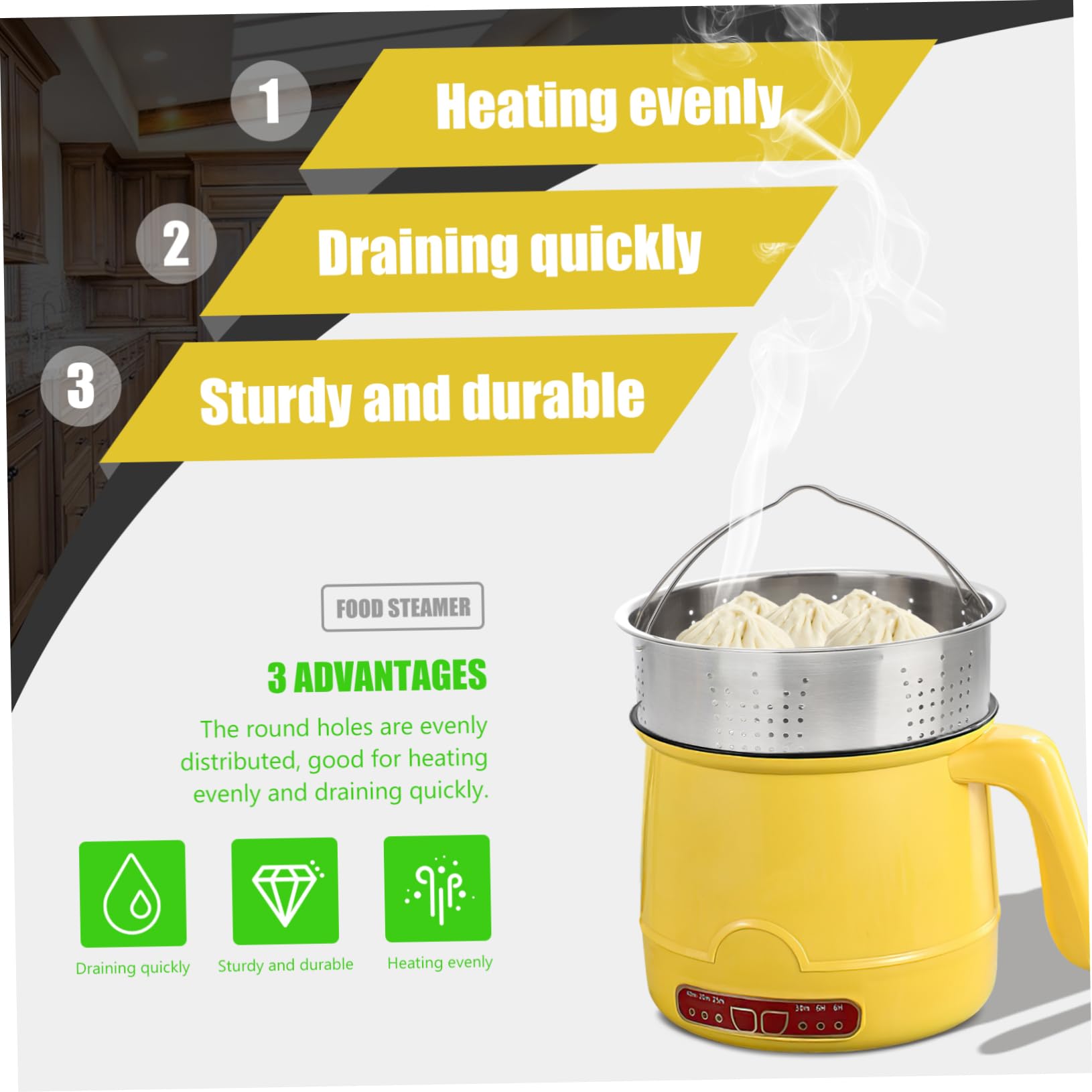 Support De Cuisson Vapeur En Acier Inoxydable – Grille Multifonction Stable Pour Œufs, Légumes & Plus – Idéal Marmite !