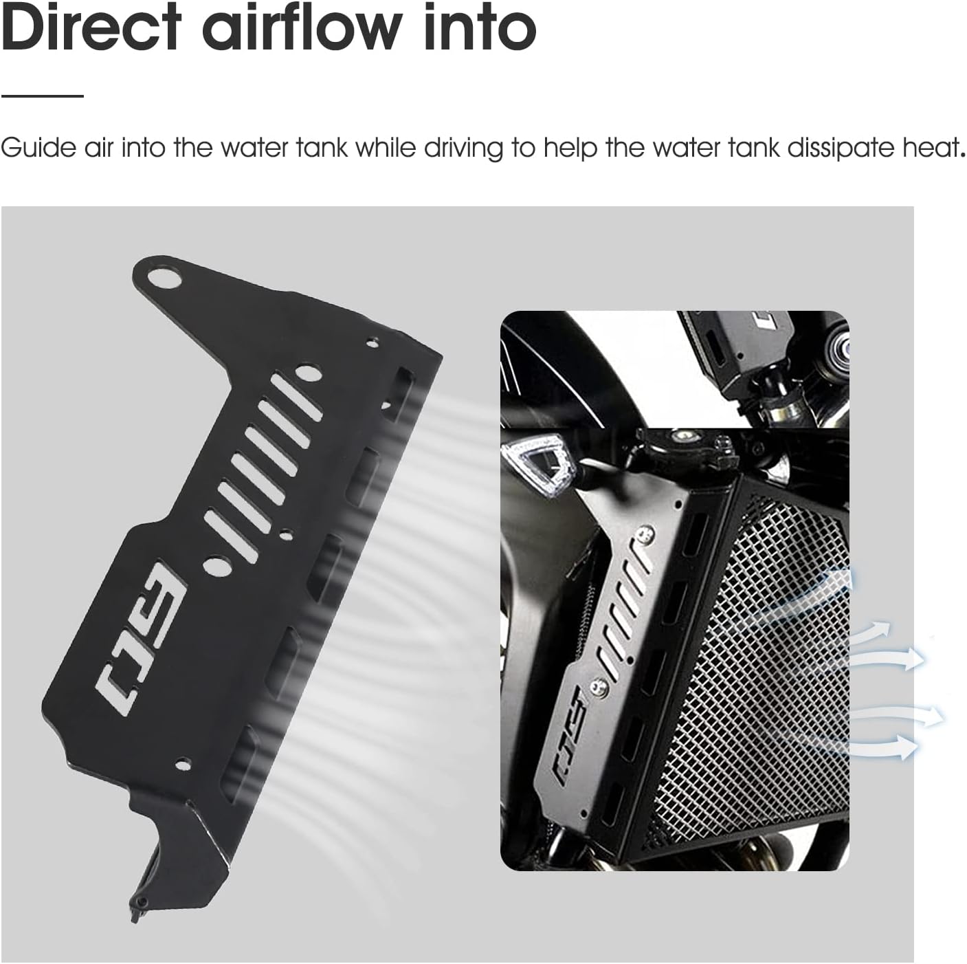 MT09 Motorcycle Radiator Guard Side Cover Guard Set for Yamaha MT-09 2017-2020 FZ-09 2017-2020 for MT-09 SP 2018-2020