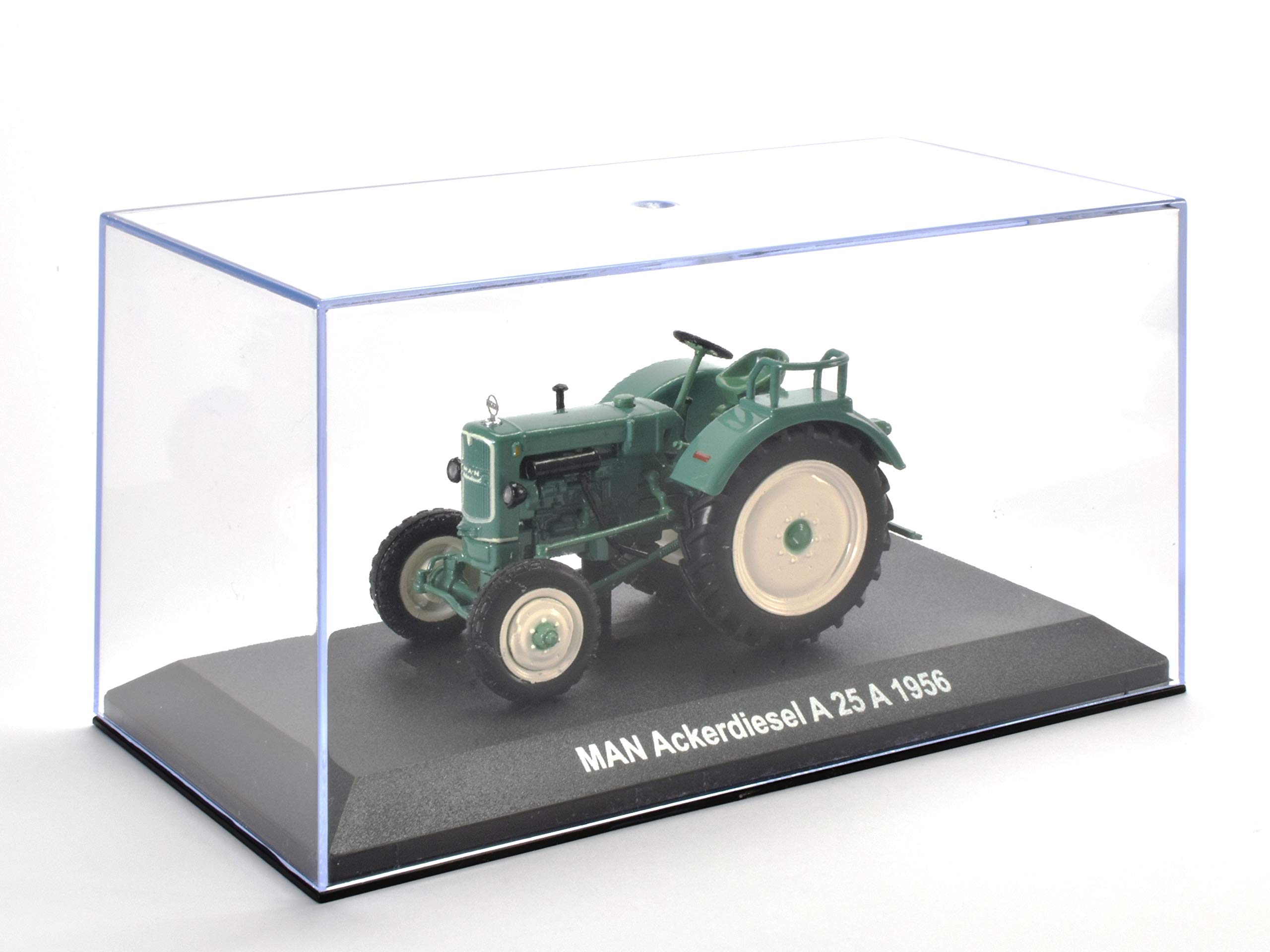 GmbH DT-24-2 Traktor Modellauto 1/43 - Rot, Metall Mit Plastikteilen, Ca. 8cm Lang