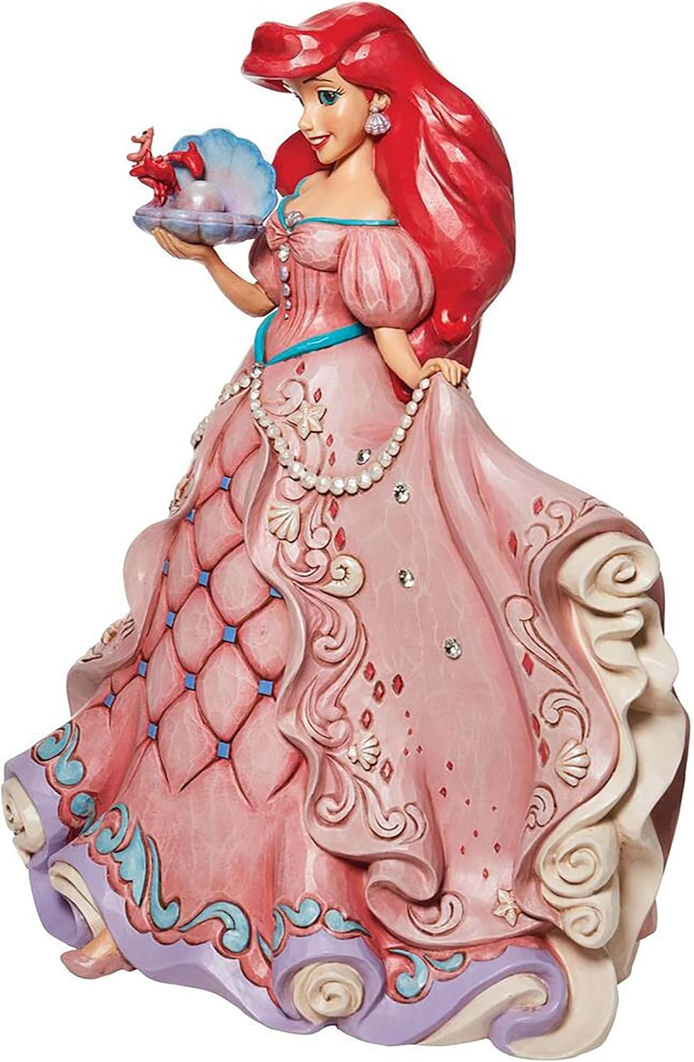 Enesco Disney Traditions Ariel Deluxe 2nd in Series Figurine : Home & Kitchen