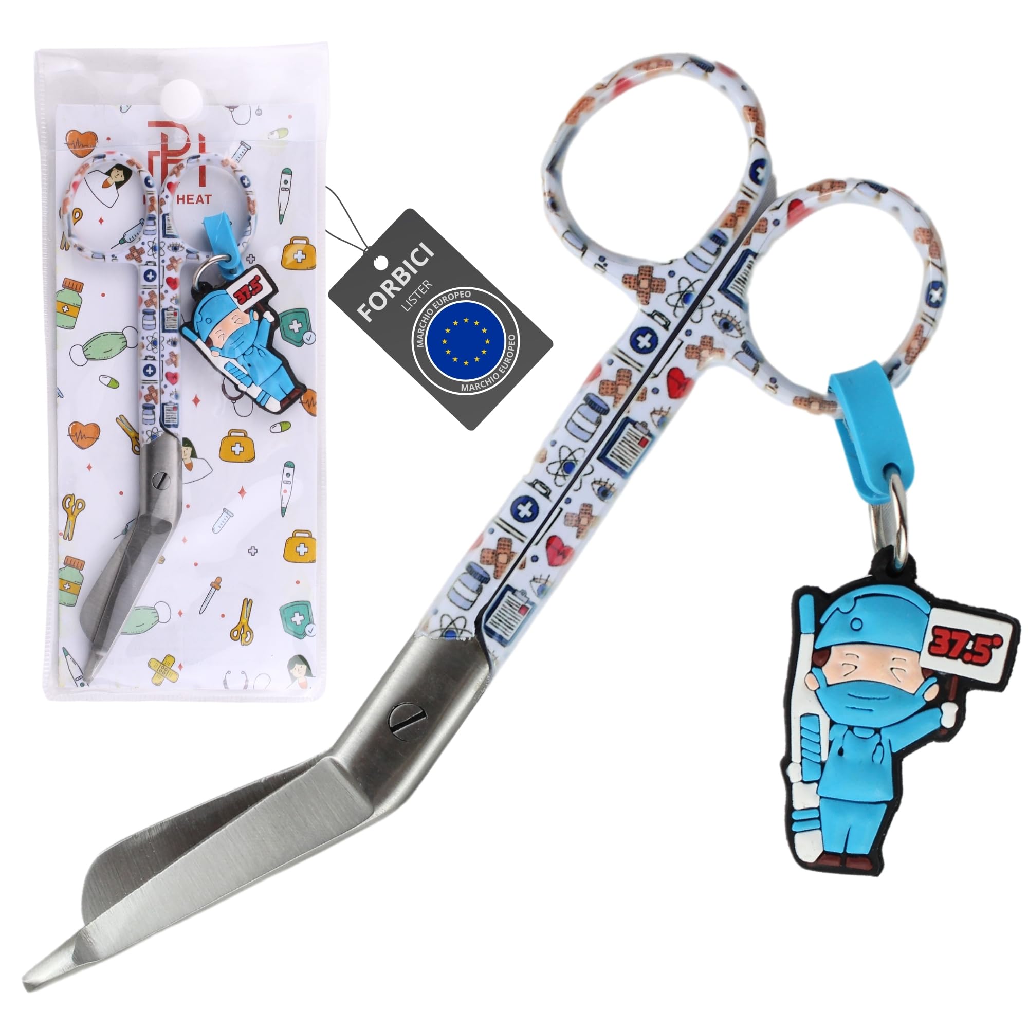 Forbici Per Bendaggi Personalizzate Da Regalare A Infermieri, Studenti Infermieristici Laureati E Tecnici Veterinari, Nonché Per Ringraziare Gli Infermieri - Italia - Foto 9