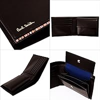 【新品】ポールスミス 二つ折財布 ストライプポイント2 レザーサイフ　ブラウン Amazon | (ポール・スミス) Paul Smith ストライプポイント2