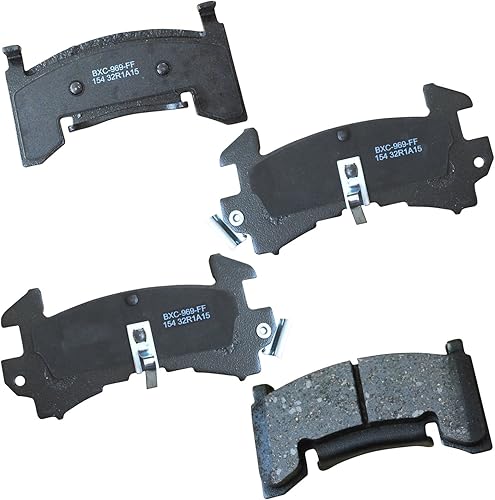 Miniatura 201 de Bendix Pastillas de freno traseras de cerámica Premium SBC1100 para Nissan Frontier 2024-2005, Xterra 2015-2005, Suzuki Equator 2012-2009