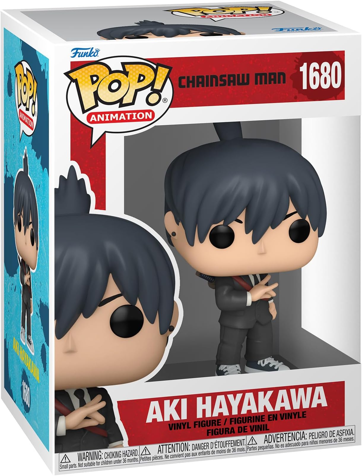Pop! Animation: CSM - Aki Hayakawa - Chainsaw Man - Collectable Vinyl Figure - Gift Idea - Official Merchandise - Toys for Kids & Adults - Anime Fans - Model Figure for Collectors and Display
