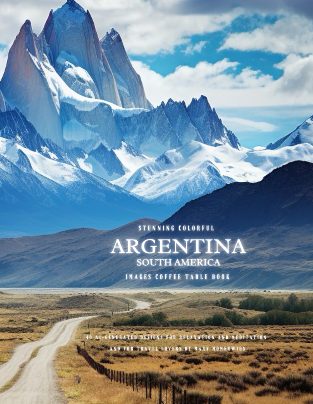 Stunning Colorful Argentina South America Images Coffee Table Book: 40 AI-Generated Designs for Relaxation and Meditation and for Travel Lovers