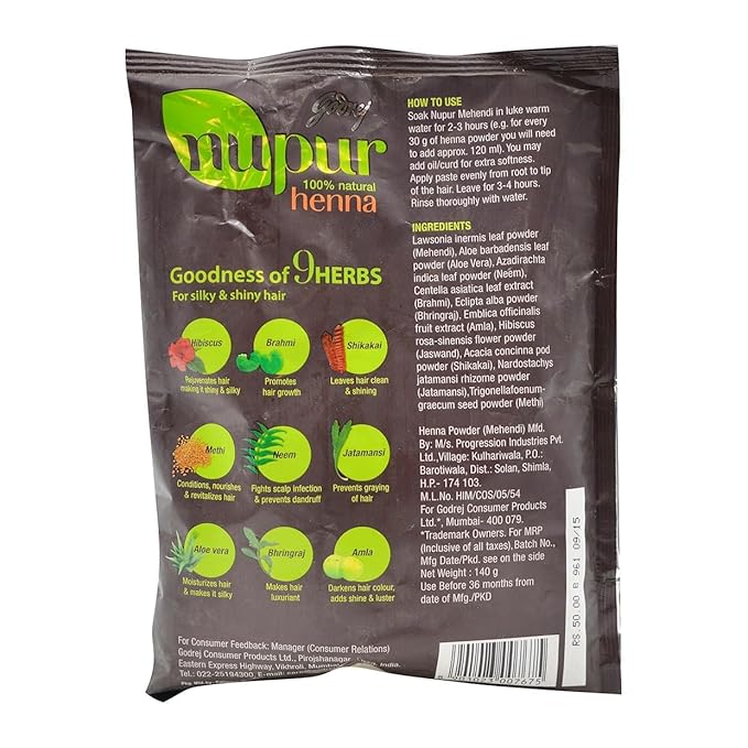 Godrej Nupur Heena Tratamiento Capilar 150g miniatura 2