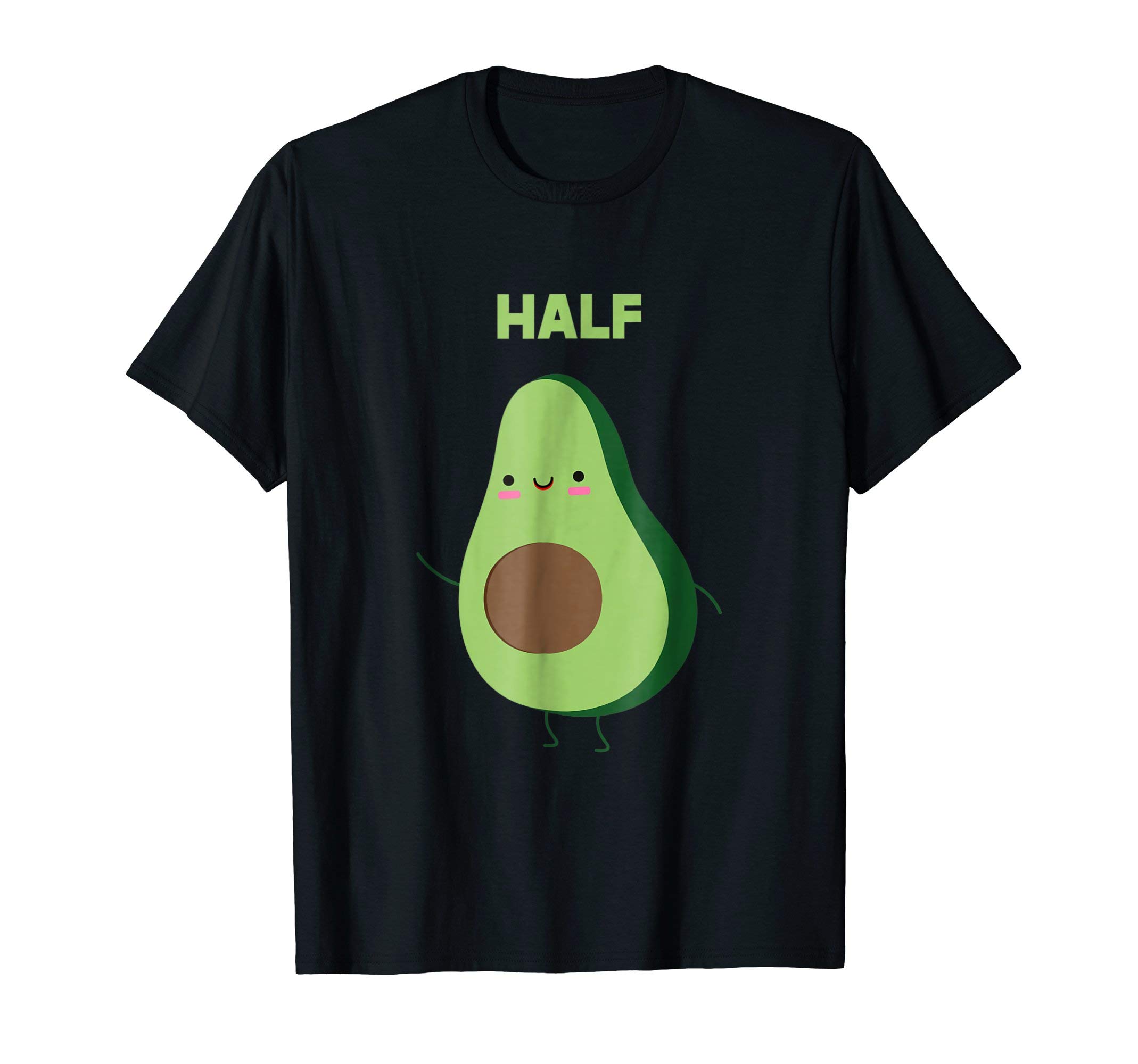 Avocado and Toast Couple Matching Vegan ShirtsAvocado Better Half Matching Couple Cute Valentines Day Tee T-ShirtOEKO-TEX STANDARD 100