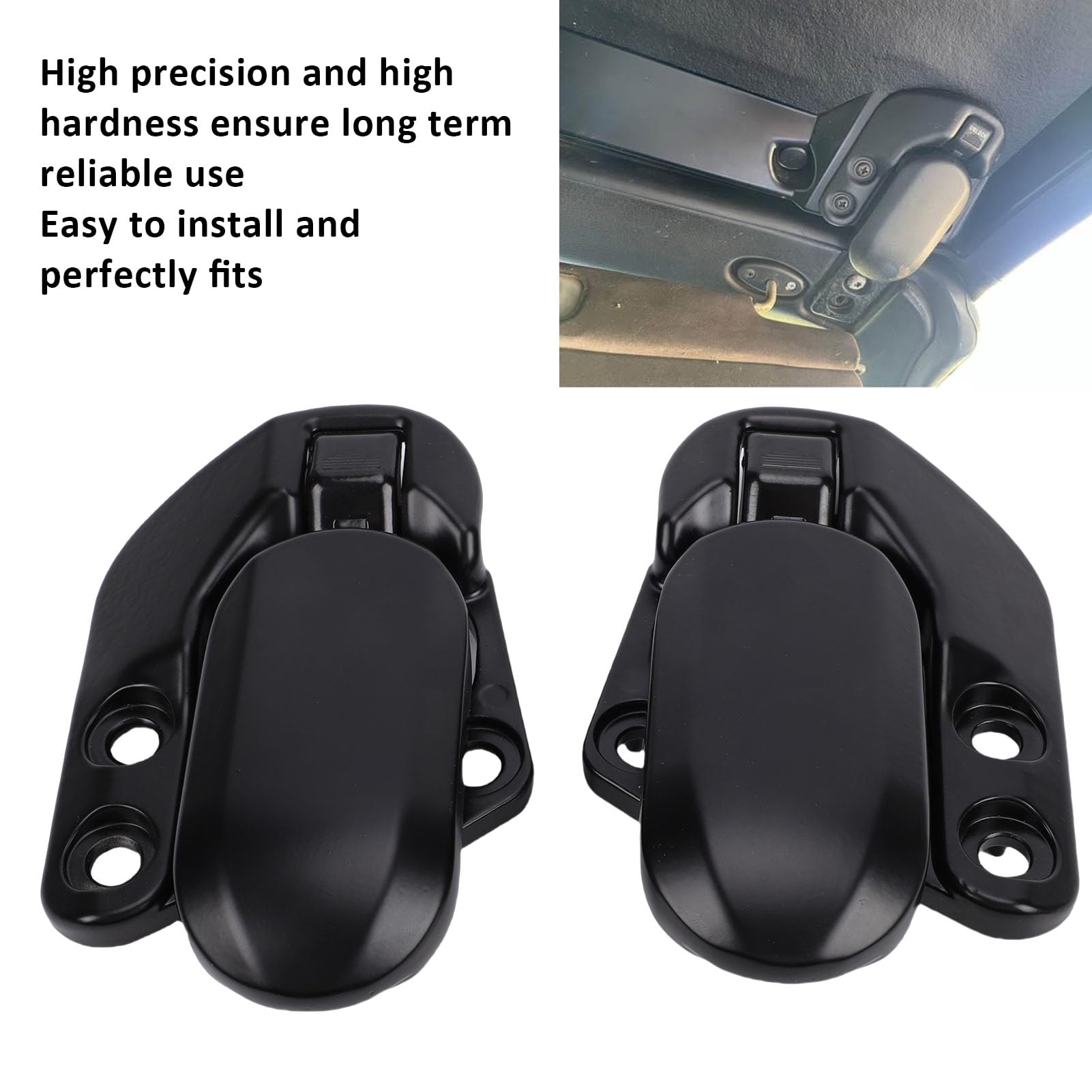 Linkes und Rechtes Softtop-Cabrio-Dachverriegelungsschloss für Miata 1990–2003, Ersetzt NA01-R1-310L und NA01-R1-320L