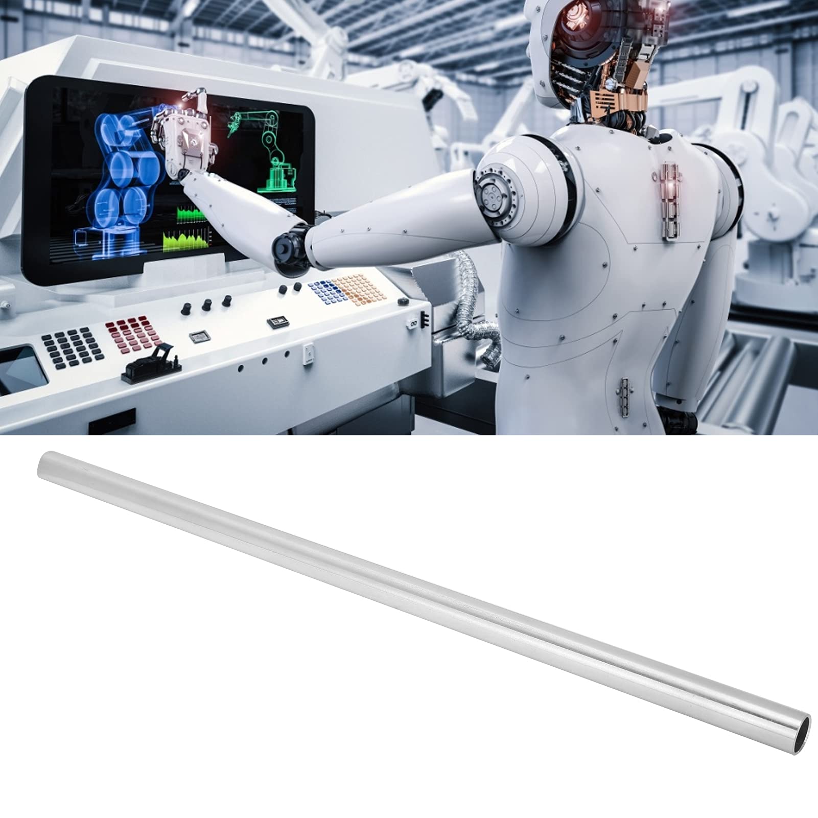 20 Inch Aluminium Capillary Tube, Diameter 3/4/5/6/7/8/9/10/11/12~50mm, For Structural Support And Connections, 2pcs(40x38x500mm)