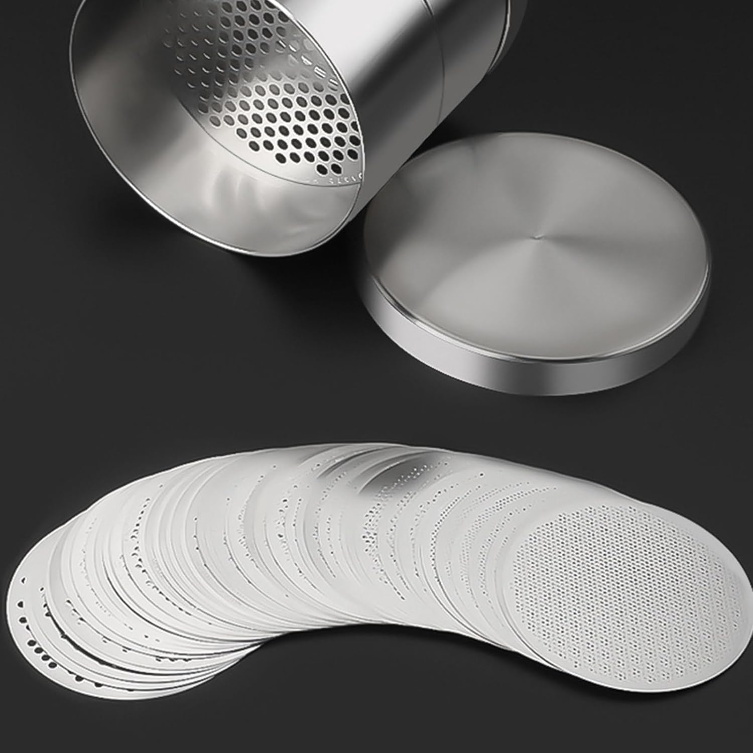 Multifunctional Stainless Steel Gemstones Sifting Tool Suitable for Jewelers Crafting Appraisal and Professional Use Stainless Steel Stone Sieve Set Accuracy Stone Sizing Sieve Set