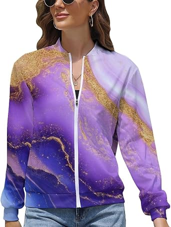 Womens Sweatshirt Jacket Zip Up Open Front Sweatshirt With Pocket Sportswear
