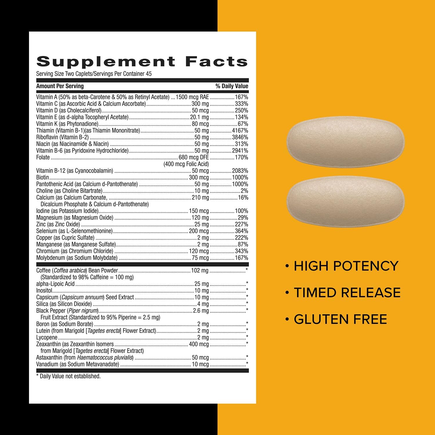 GNC Mega Men Energy & Metabolism Multivitamin | Antioxidants and Increased Calorie Burning | 90 Count - Image 6