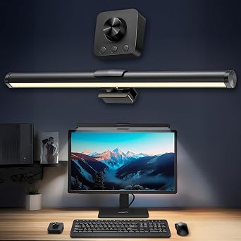 Light Pro Series USB Stepped Brightness Color Adjustable Desk PC Display Light with Monitor Lamp Control