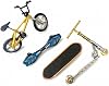 4 Pcs Finger Boards Skateboards Set,Tech Deck Scooter Mini Skateboard,Exercise Finger Coordination Ability & Develop Children's Intelligence,Mini Finger Stress Relieving Toy Bikes for Collectors (1)